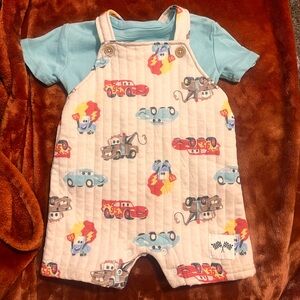 Disney’s Cars Print Baby Romper